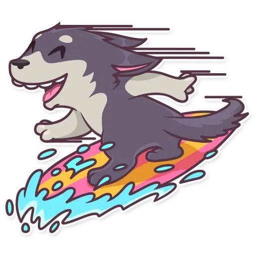 Hank the Husky - Sticker 24