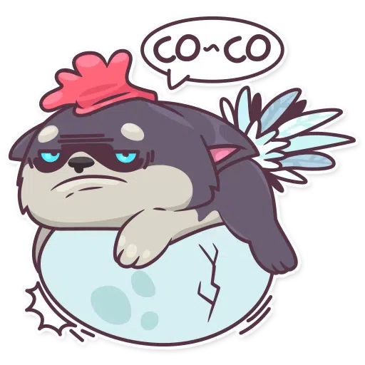 Hank the Husky - Sticker 16