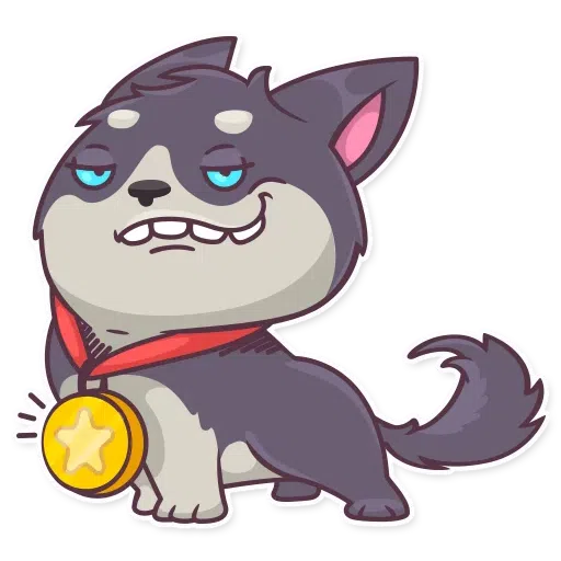 Hank the Husky - Sticker 15