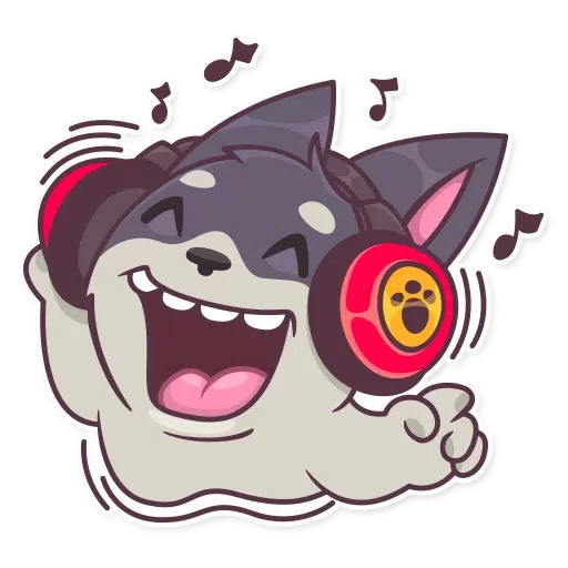 Hank the Husky - Sticker 30