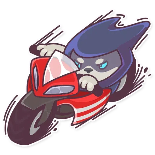 Hank the Husky - Sticker 23