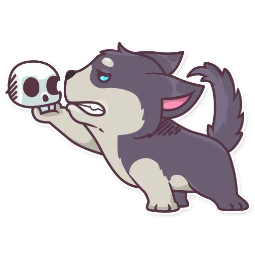 Hank the Husky - Sticker 14