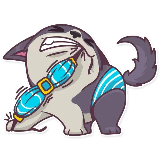Hank the Husky - Sticker 20