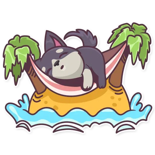 Hank the Husky - Sticker 26