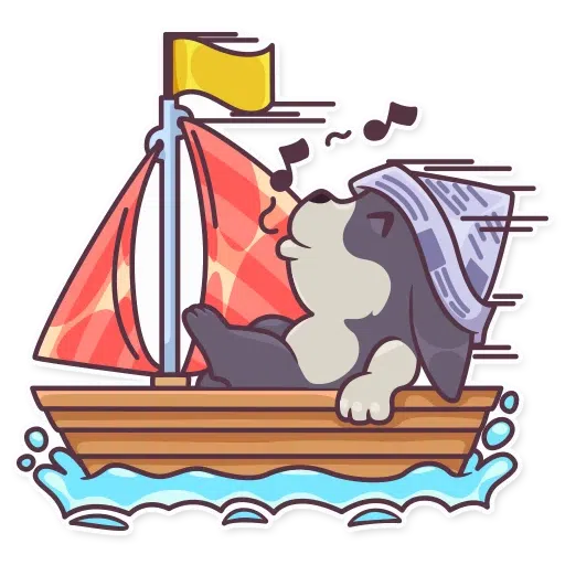 Hank the Husky - Sticker 27