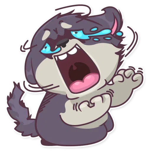 Hank the Husky - Sticker 10