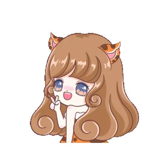 Angela is lucky in the year of the tiger (新年, CNY) GIF* - Sticker 10