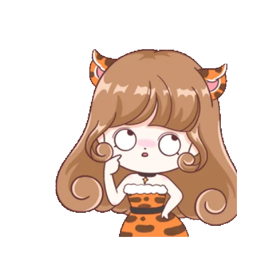 Angela is lucky in the year of the tiger (新年, CNY) GIF* - Sticker 12