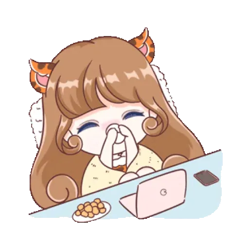 Angela is lucky in the year of the tiger (新年, CNY) GIF* - Sticker 9