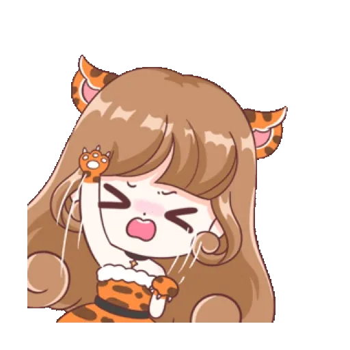 Angela is lucky in the year of the tiger (新年, CNY) GIF* - Sticker 24
