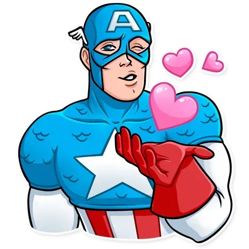 60's Captain America - Sticker 17