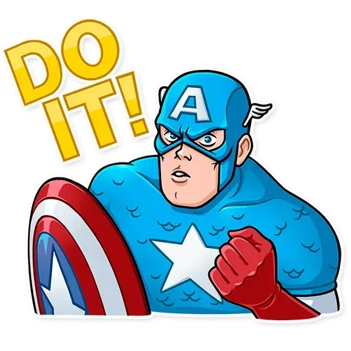60's Captain America - Sticker 18