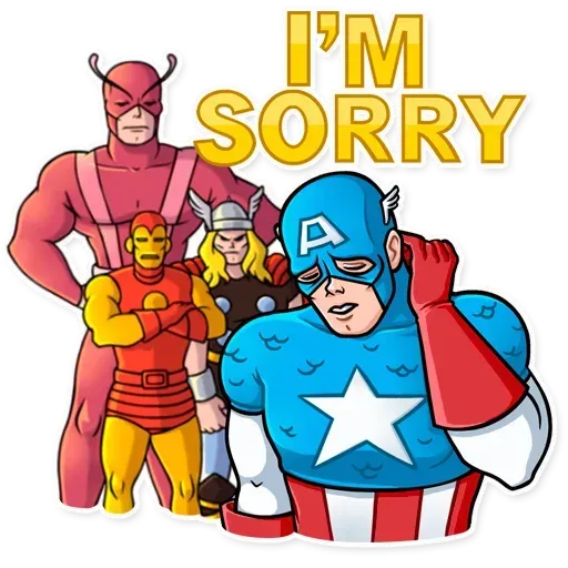 60's Captain America - Sticker 22