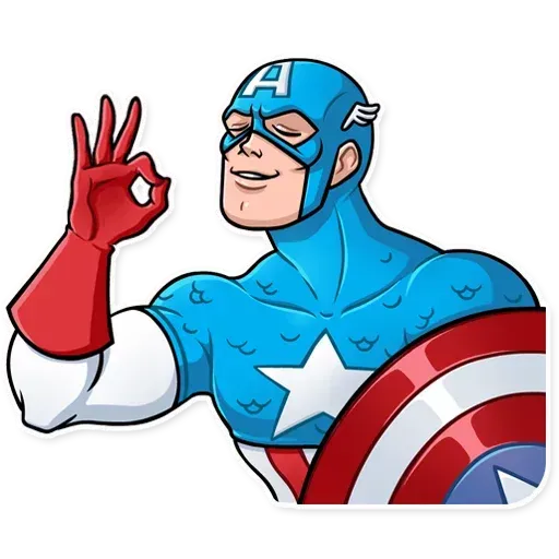 60's Captain America - Sticker 26