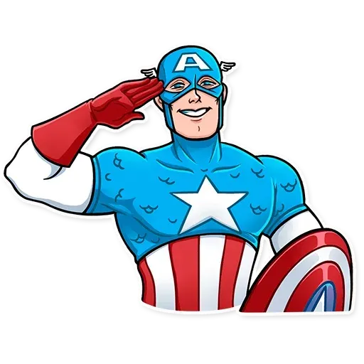 60's Captain America - Sticker 12