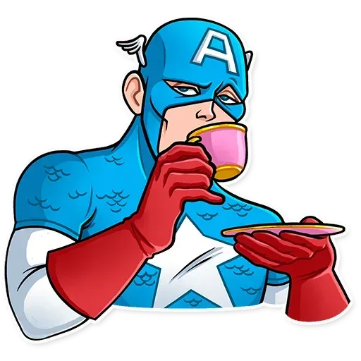 60's Captain America - Sticker 24