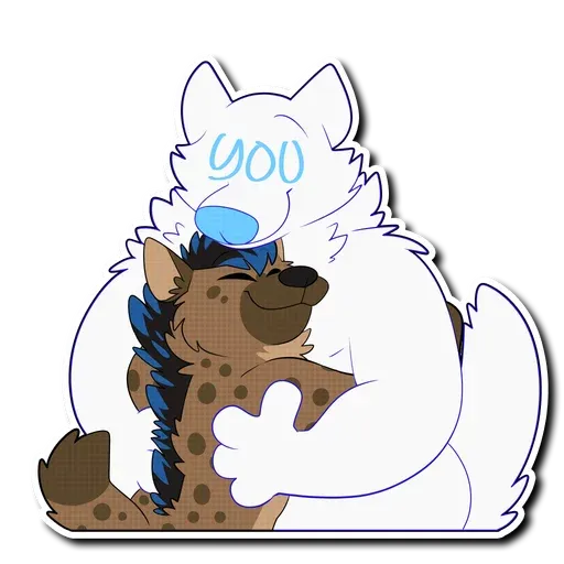 Hug furry - Sticker 24
