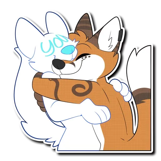 Hug furry - Sticker 27