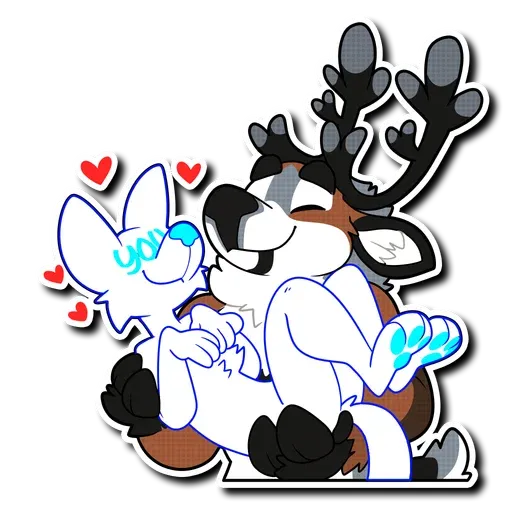 Hug furry - Sticker 20