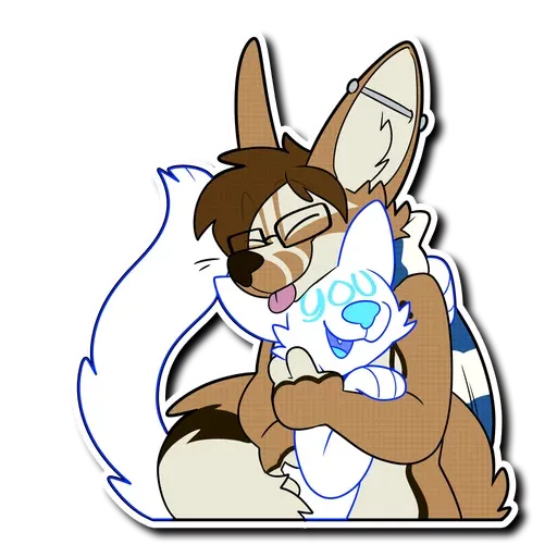 Hug furry - Sticker 14