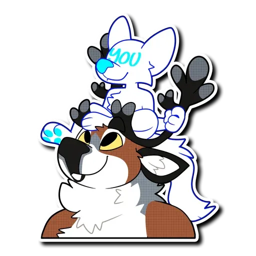 Hug furry - Sticker 21