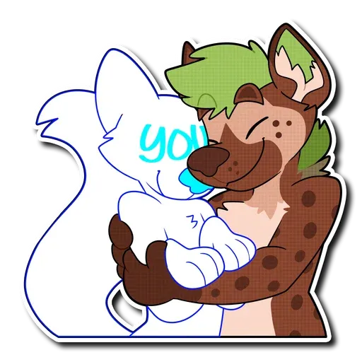 Hug furry - Sticker 16