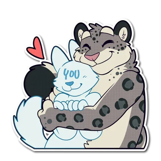 Hug furry - Sticker 22