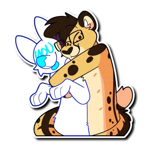 Hug furry - Sticker 9