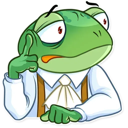 Banker Frog - Sticker 20