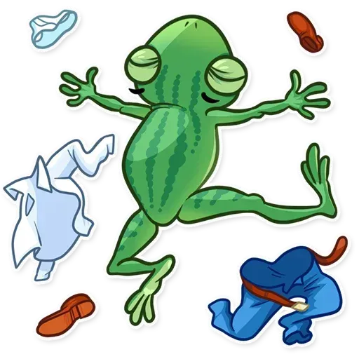 Banker Frog - Sticker 19