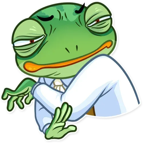 Banker Frog - Sticker 24
