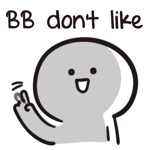 Bb never tell - Sticker 10