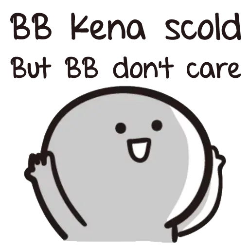 Bb never tell - Sticker 9