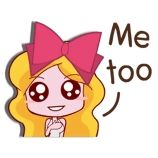 Yellow hair2 - Sticker 18