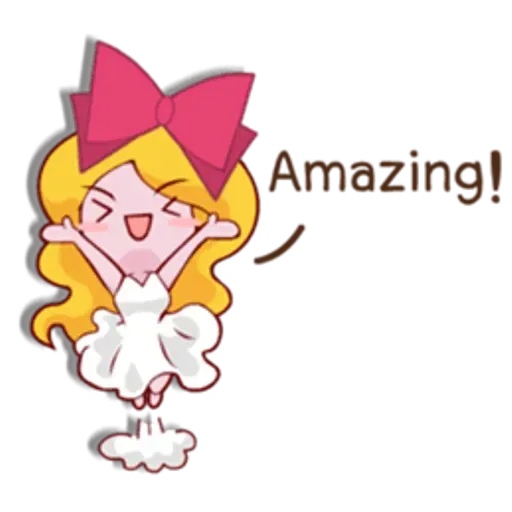 Yellow hair2 - Sticker 9
