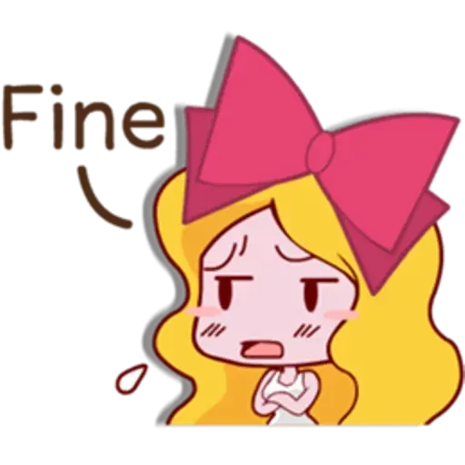 Yellow hair2 - Sticker 19