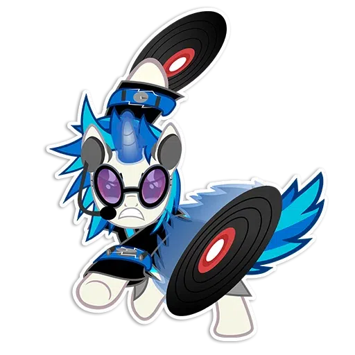 Vinyl Scratch - Sticker 24