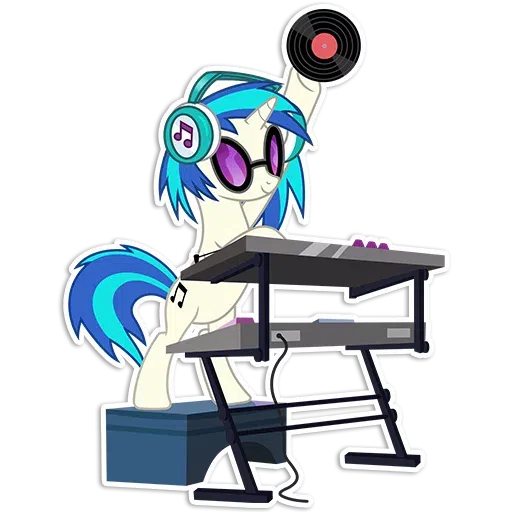 Vinyl Scratch - Sticker 25