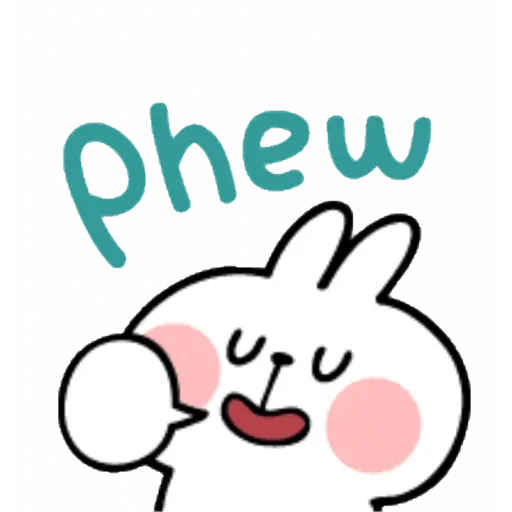 Spoiled rabbit emoji with word 2 - Sticker 16