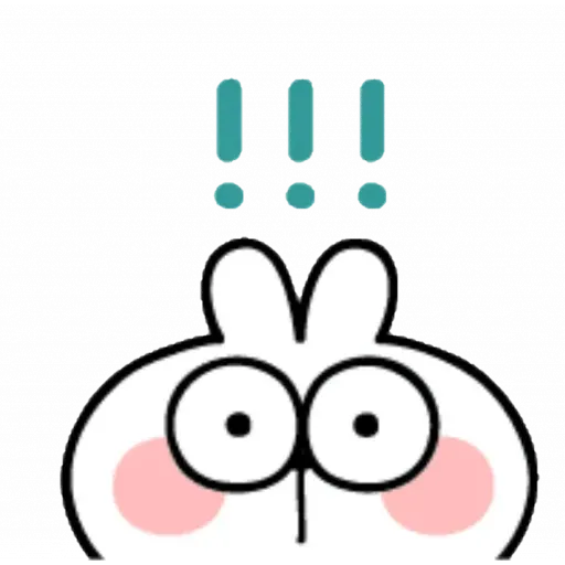 Spoiled rabbit emoji with word 2 - Sticker 9