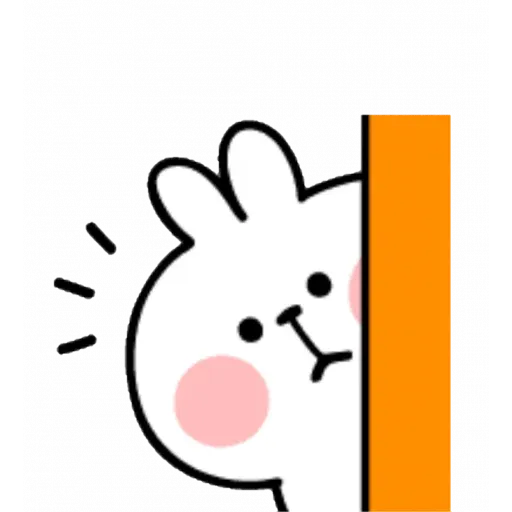 Spoiled rabbit emoji with word 2 - Sticker 14
