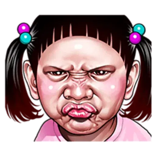 Ugly girl by haifa - Sticker 15