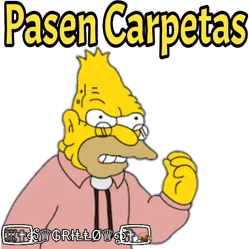 Abuelo Simpson - Sticker 11