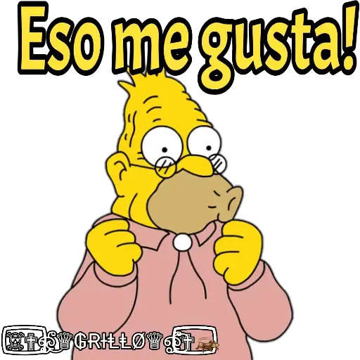 Abuelo Simpson - Sticker 24