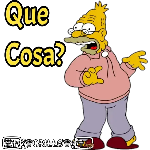 Abuelo Simpson - Sticker 9