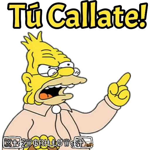 Abuelo Simpson - Sticker 14