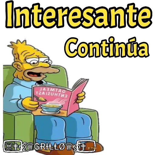 Abuelo Simpson - Sticker 27
