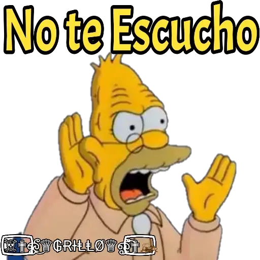 Abuelo Simpson - Sticker 29