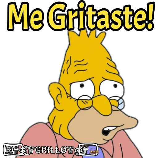 Abuelo Simpson - Sticker 13