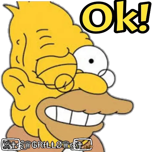 Abuelo Simpson - Sticker 23